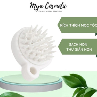 Lược gội đầu silicon mát xa da đầu giảm rụng tóc thư giãn thoải mái