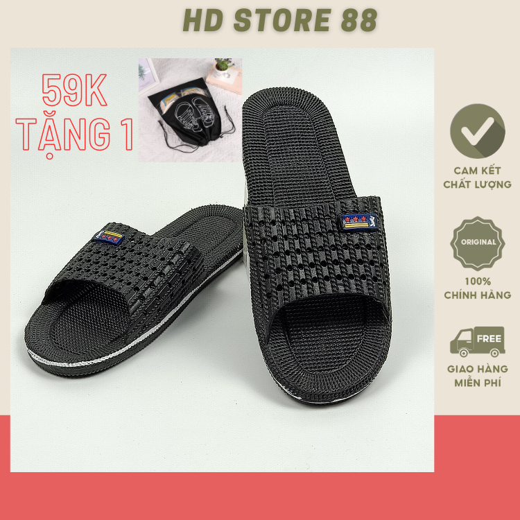 Dép quai ngang 3 sao đi trong nhà, văn phòng, hàng cao cấp giá tại xưởng (Fom nhỏ khách hàng tăng 1 size)