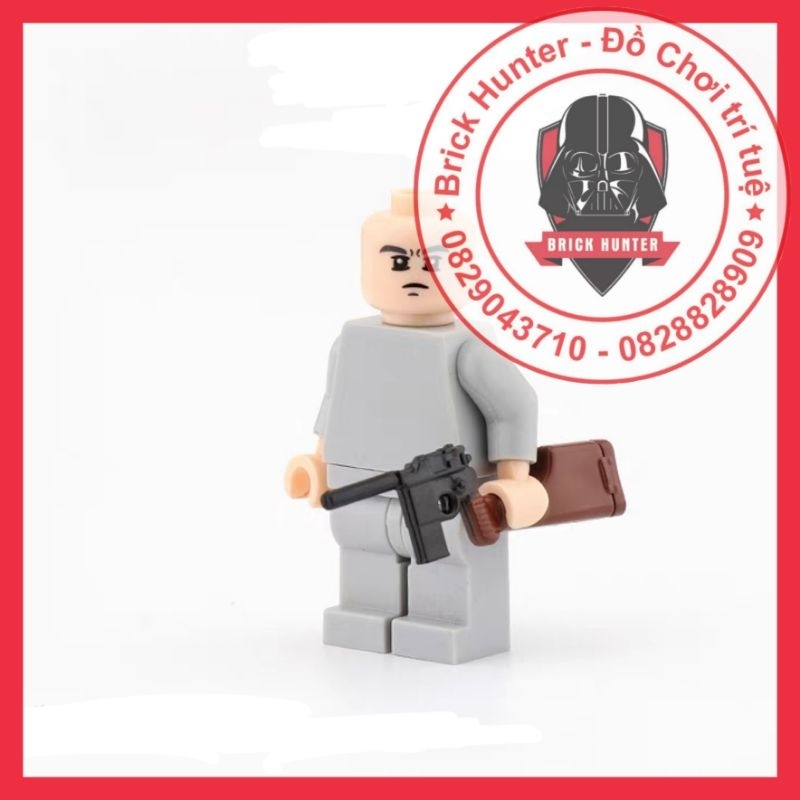 Army Accessory minifigures mô hình phụ kiện vũ khí Súng Mauser có báng gỗ màu nâu cho lính thời thế chiến 2