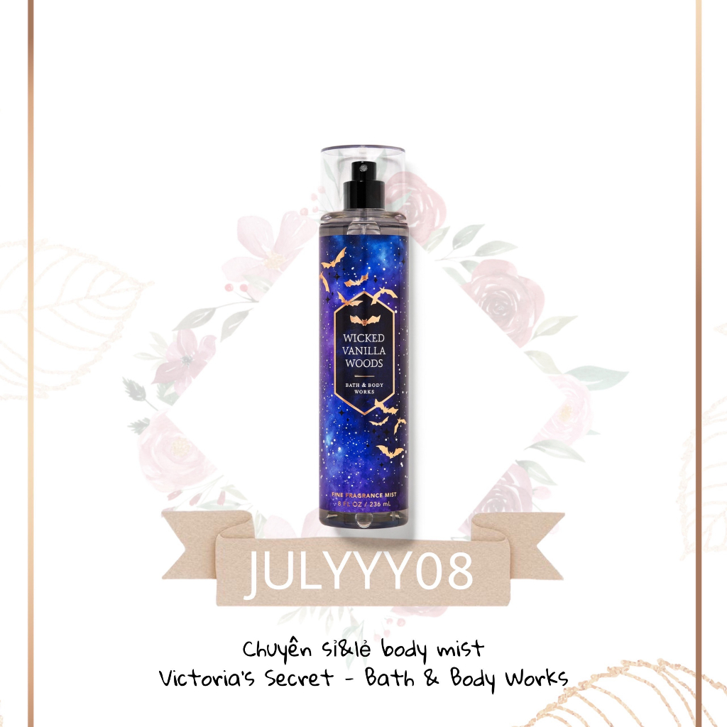 Xịt Thơm Toàn Thân WICKED VANILLA WOODS Body Mist +jɥȽÿ08+