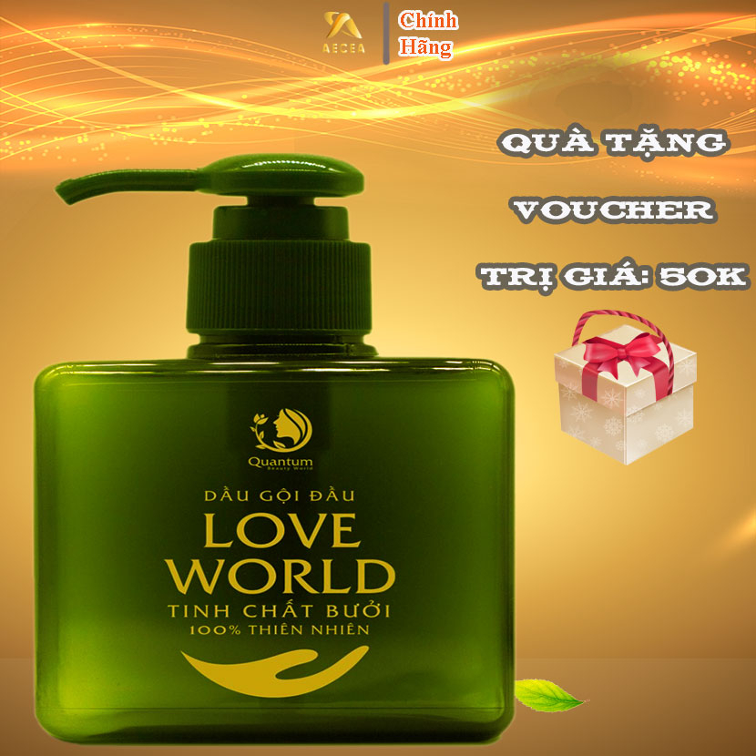 Dầu Gội Đầu Hoa Bưởi Dầu Xả Bưởi Love World Chống Rụng Tóc Kích Thích Mọc Tóc Dưỡng Ẩm Ngừa Gầu Mượt Tóc Thiên Nhiên