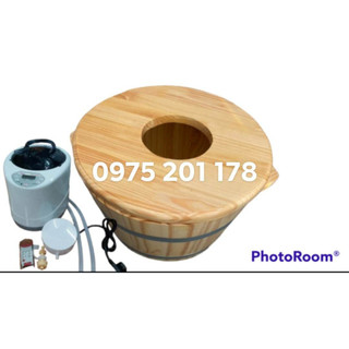 Chậu ngâm mông kết hợp xông phụ khoa,chậu gỗ ngâm mông,chậu tắm cho bé