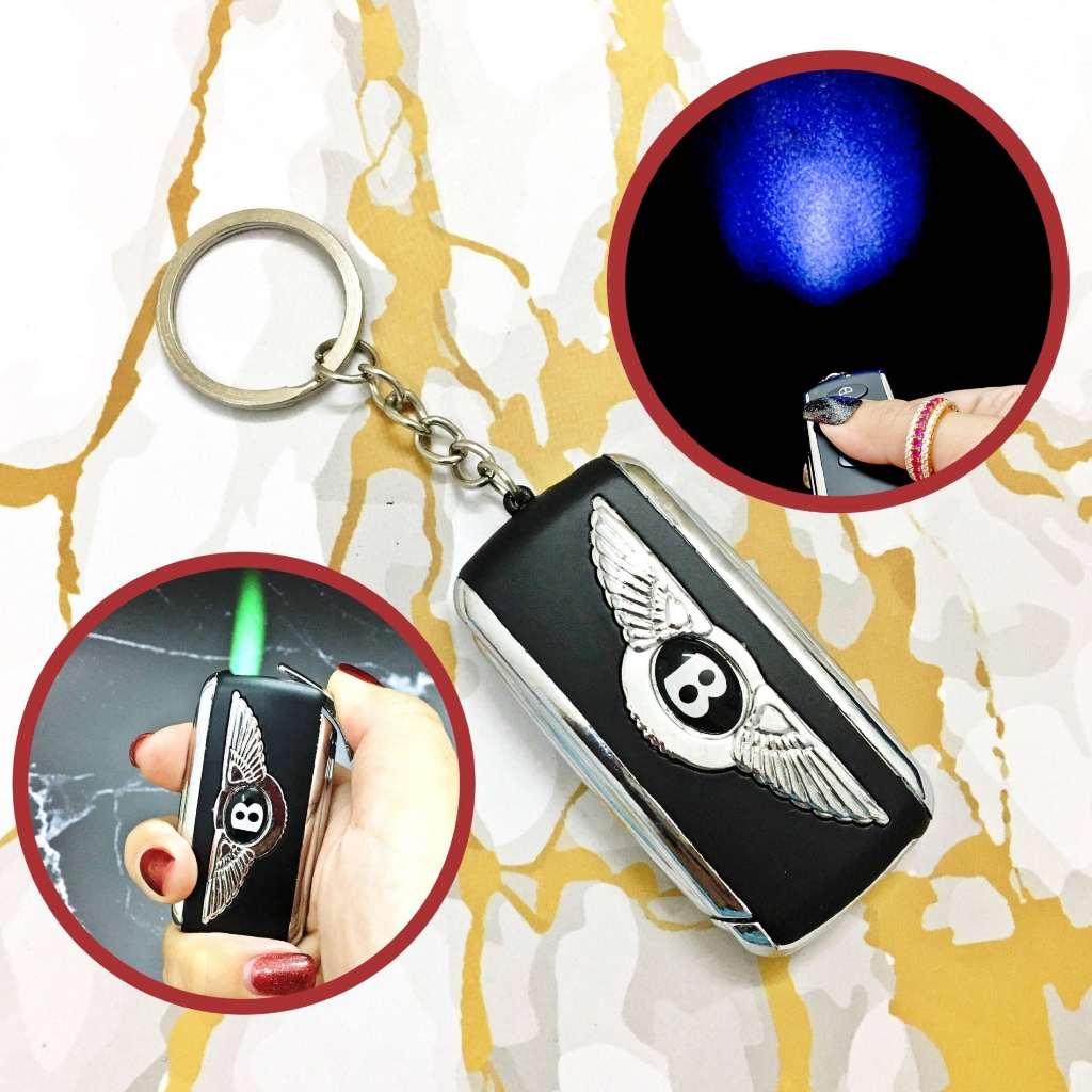 𝑯𝒐̣̂𝒕 𝒒𝒖𝒆̣𝒕 𝒃𝒂̣̂𝒕 𝒍𝒖̛̉𝒂 KHÈ - MÓC KHOÁ XE HƠI BENTLEY (CÓ ĐÈN PIN) hàng độc lạ
