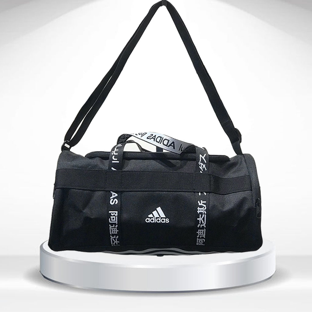 Túi trống thể thao Adidas 4Athlts Duffel quay đeo in chữ nổi bật