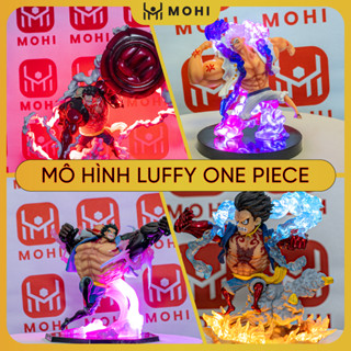   Có BOX Có bản LED  Mô Hình One Piece Luffy Luffy Chibi Luffy Gear 2 Luffy Gear 4 Luffy Gear 5 Figure Tượng Luffy F 