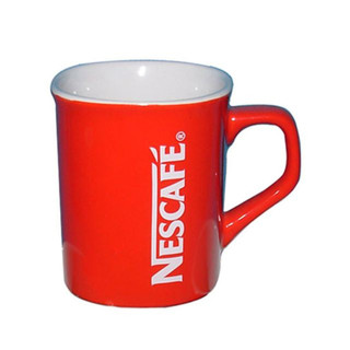 Ly sứ Cốc sứ Nescafe màu đỏ
