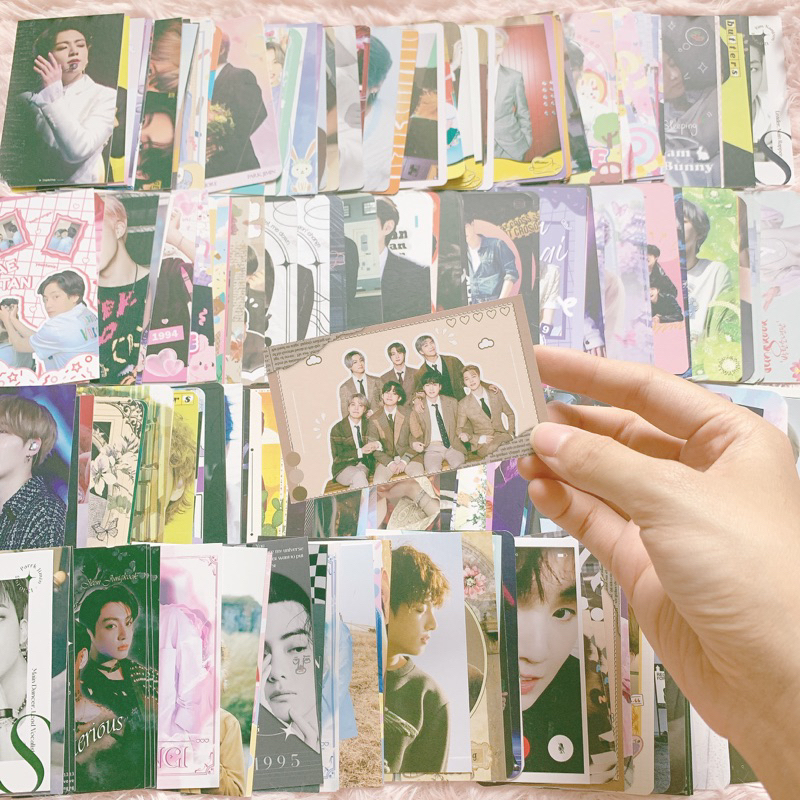 ẢNH THẺ BO GÓC ĐẦY ĐỦ THÀNH VIÊN BTS/ BP - PHOTOCARD BTS/ BP - CARD DES CÁN MỜ, CÁN BÓNG - AS