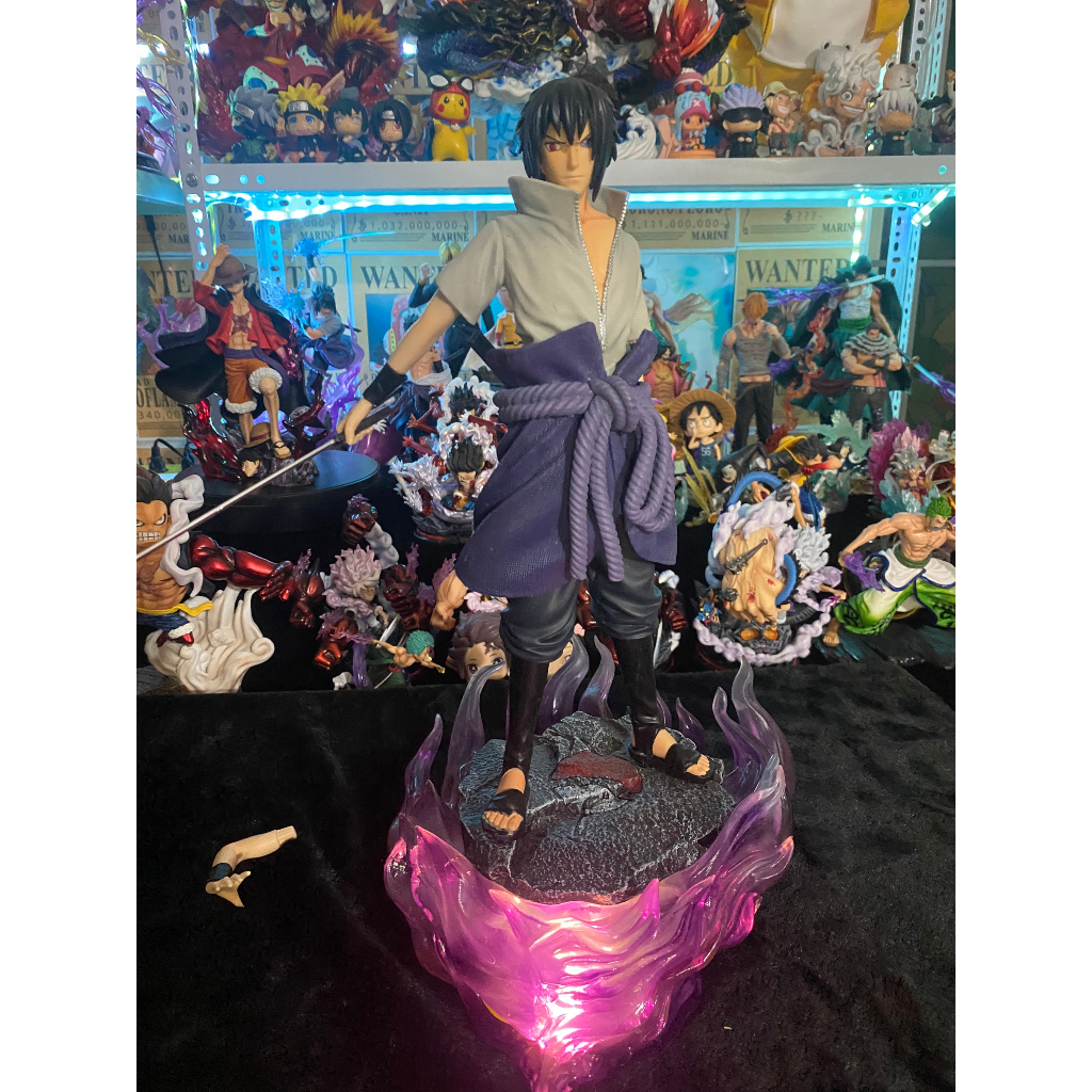 Mô Hình Sasuke Lục Đạo Base có led cao 40cm Mô Hình Naruto giá rẻ