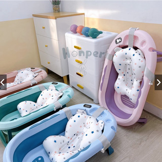 Honper chậu gấp gọn có phao+nhiệt kế cho bé