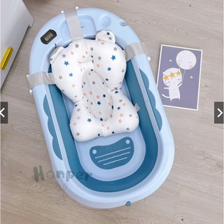 Honper chậu gấp gọn có phao+nhiệt kế cho bé