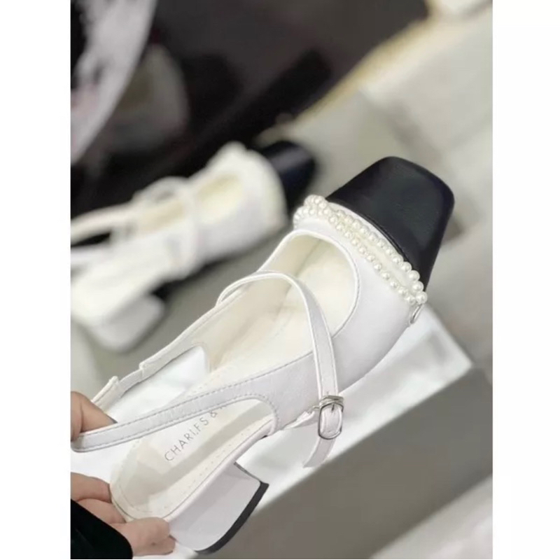 Giày Ngọc Hở Gót 5p