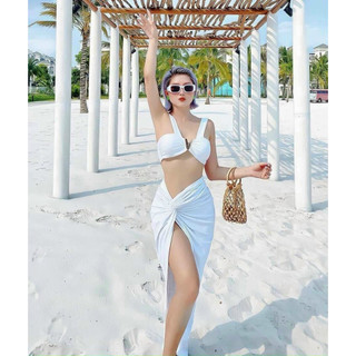 [VIDEO SP] Bikini phối khoen set 3 mảnh kèm chip