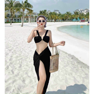[VIDEO SP] Bikini phối khoen set 3 mảnh kèm chip