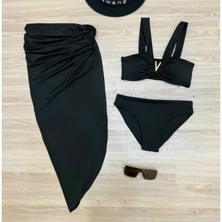 [VIDEO SP] Bikini phối khoen set 3 mảnh kèm chip