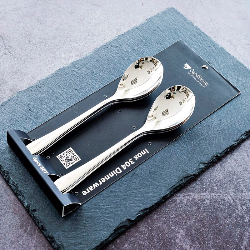 Bộ 6 thìa inox 304 ăn cơm Dandihome
