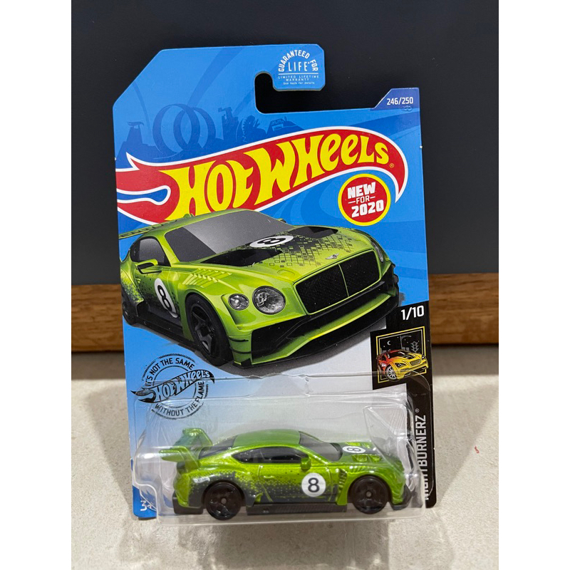 Xe mô hình đồ chơi Hotwheels cơ bản 1:64 - 2018 Bentley Continental GT3