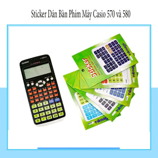 Skin dán bàn phím máy tính casiofx-570vn plus và máy casiofx- 580vn x