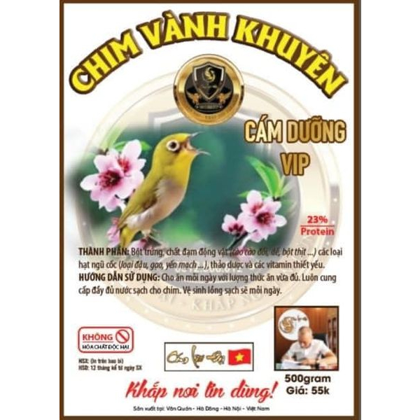 Cám Khuyên Vip Lão Đại ( gói dưỡng 500 mới)