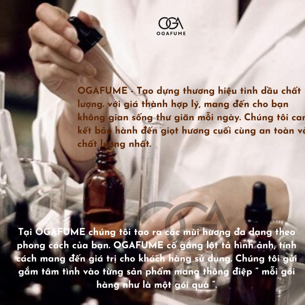 Tinh Dầu Nước Hoa Nữ Ogafume Elegant Trẻ trung, Ngọt ngào, Thanh lịch 10ml