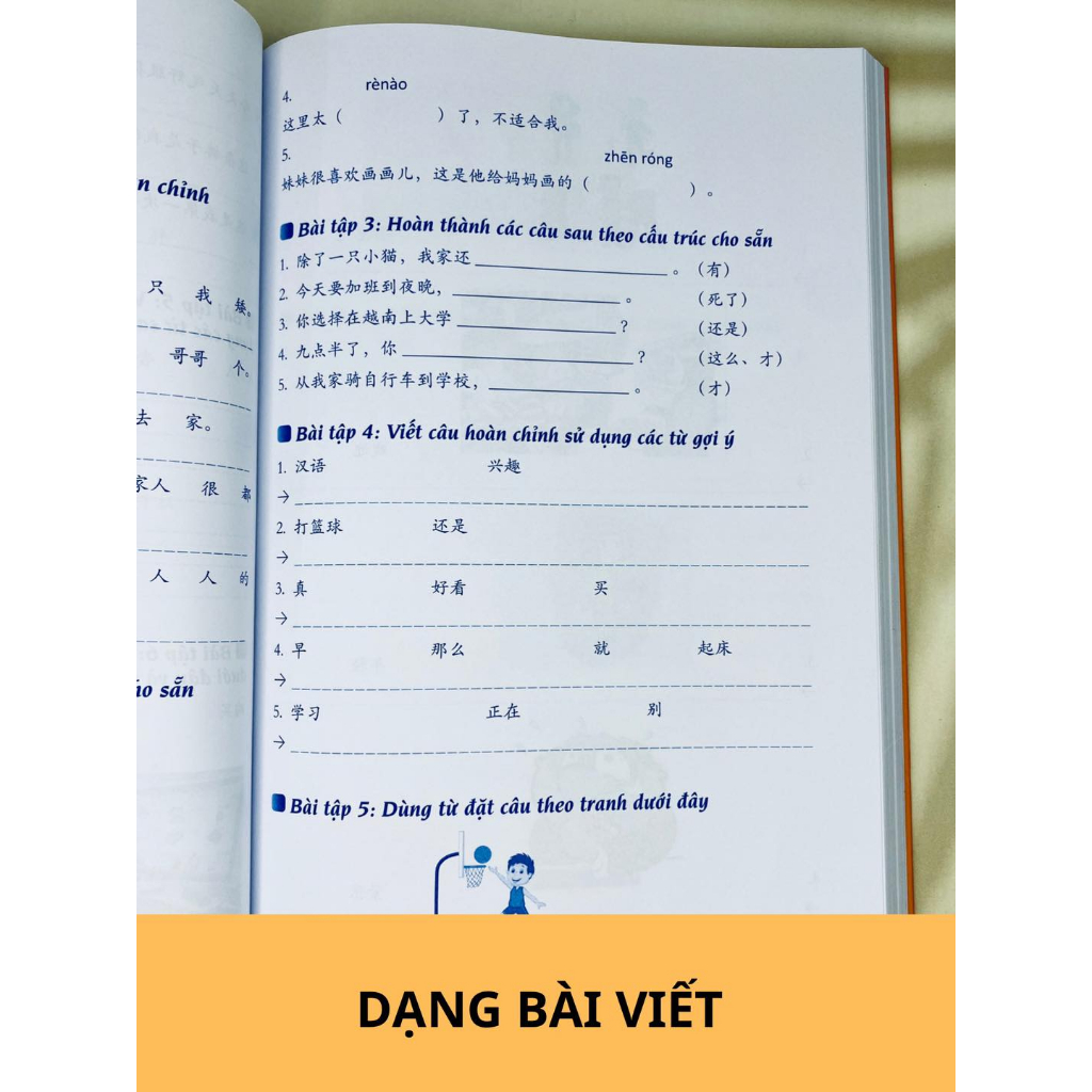 Sách - Combo:Giáo trình Tiếng Trung giao tiếp+Sách bài tập+Bài tập luyện nghe nói đọc viết + Bài tập luyện dịch HSK123