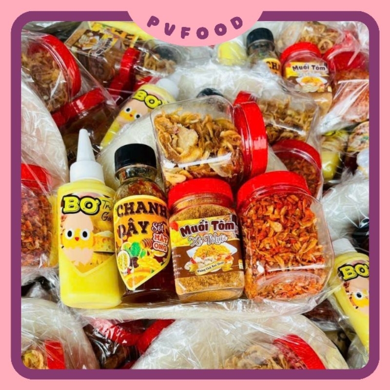 Combo Bánh Tráng Phơi Sương Sốt Chanh Dây