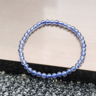 Vòng tay đá phong thủy Iolite màu tím nhạt 4.2-4.4mm