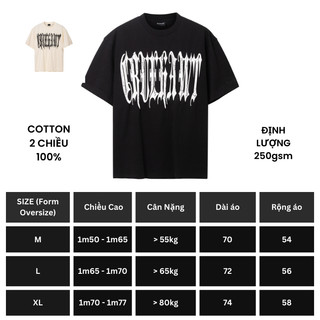 Áo thun Cruehawt Break Tee/ Oversize CTO02D