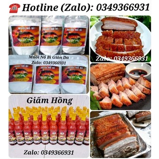 Combo Muối Nổ Bì + Dấm Hồng