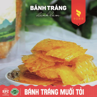 Bánh tráng muối tỏi 250g ROBIS siu cay, Ăn là nghiền