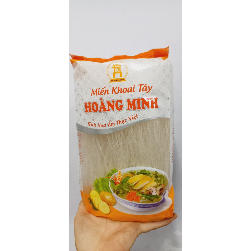 Miến khoai tây, khoai lang, miếng dong sợi rút Hoàng Minh 200gr-300gr