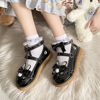 [🎀Sẵn⚡]Giày Lolita Tiểu Thư Da Bóng