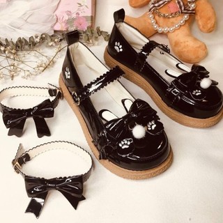 [🎀Sẵn⚡]Giày Lolita Tiểu Thư Da Bóng