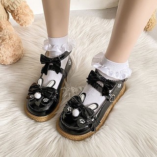 [🎀Sẵn⚡]Giày Lolita Tiểu Thư Da Bóng