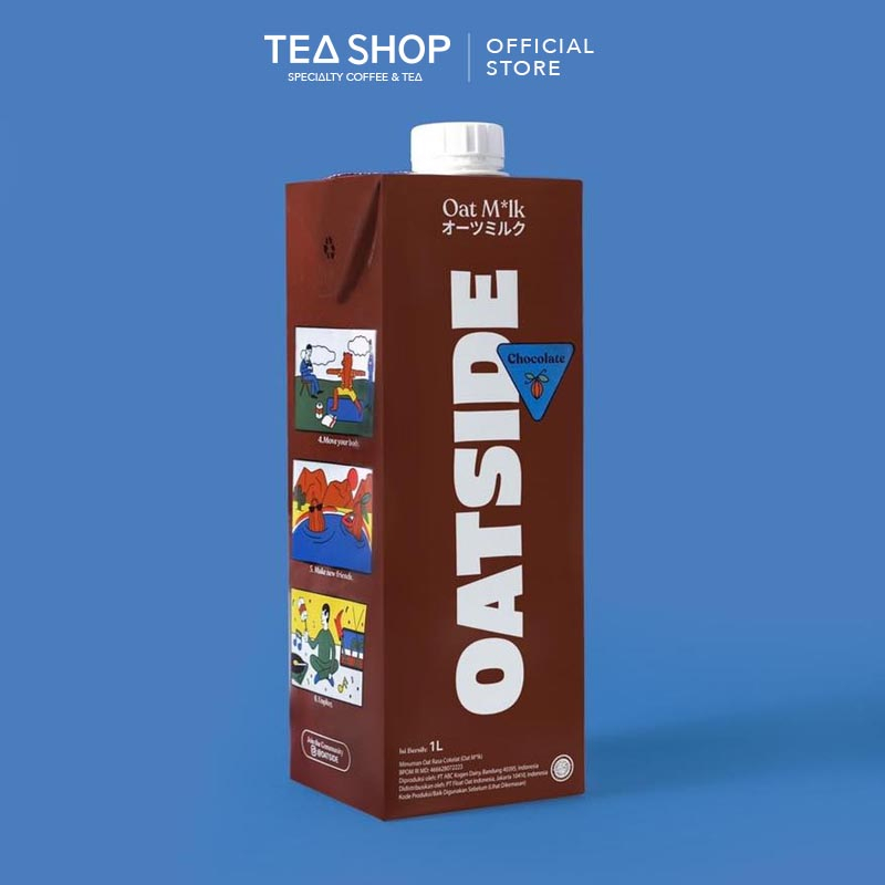 Sữa yến mạch: OATSIDE Oat Milk Chocolate - Hộp 1L
