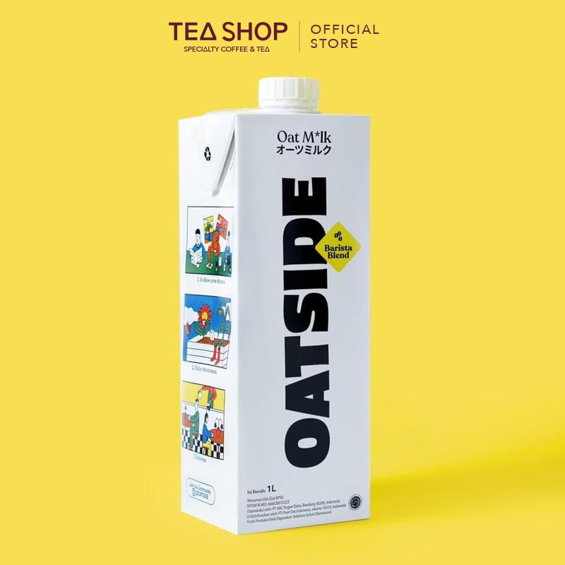 Sữa yến mạch: OATSIDE Oat Milk Barista Blend - Hộp 1L