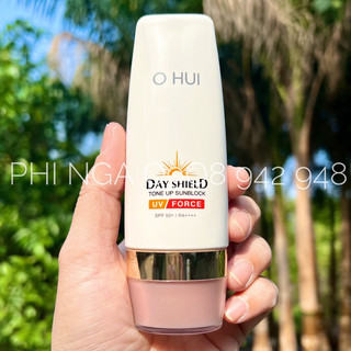 (TÁCH 50MLDATE 2/2026)- CHỐNG NẮNG OHUI DAY SHIELD TONE UP SUNBLOCK UV FORCE SPF50+ PA++++