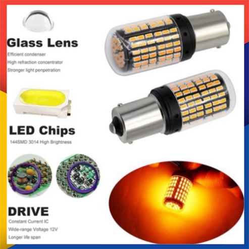 Đèn Hậu Stop 144 chip led Chân 1156 1157 ô tô, đèn hậu xe máy ô tô hàng xịn