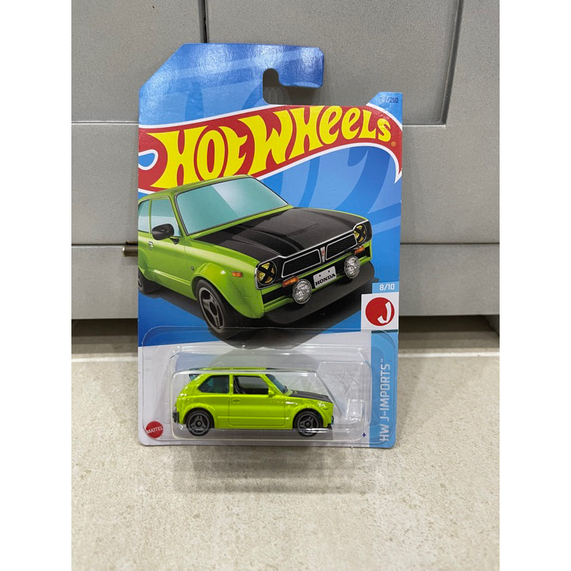 Xe mô hình đồ chơi cơ bản Hotwheels 1:64 - '73 Honda Civic Custom
