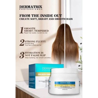 ( mất vỏ hộp)Hấp DERMATRIX siêu phục hồi tóc nát 500ml