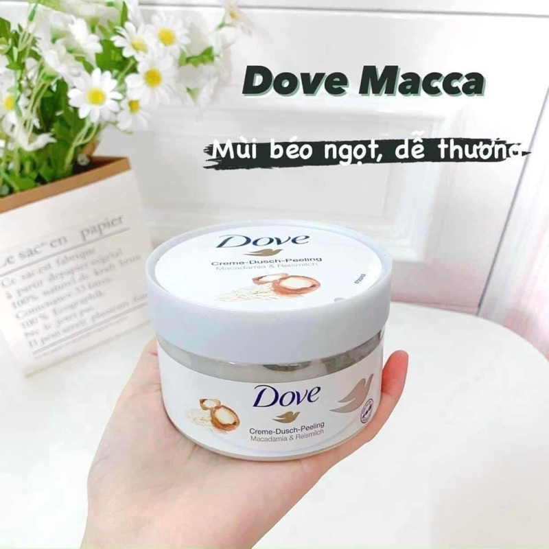 TẨY DA CHẾT DOVE BẢN UK 225ML