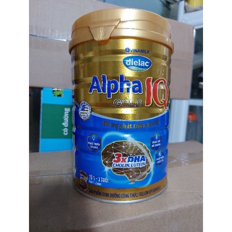 Sữa bột Dielac Alpha Gold IQ số 1, 2, 3, 4 900g