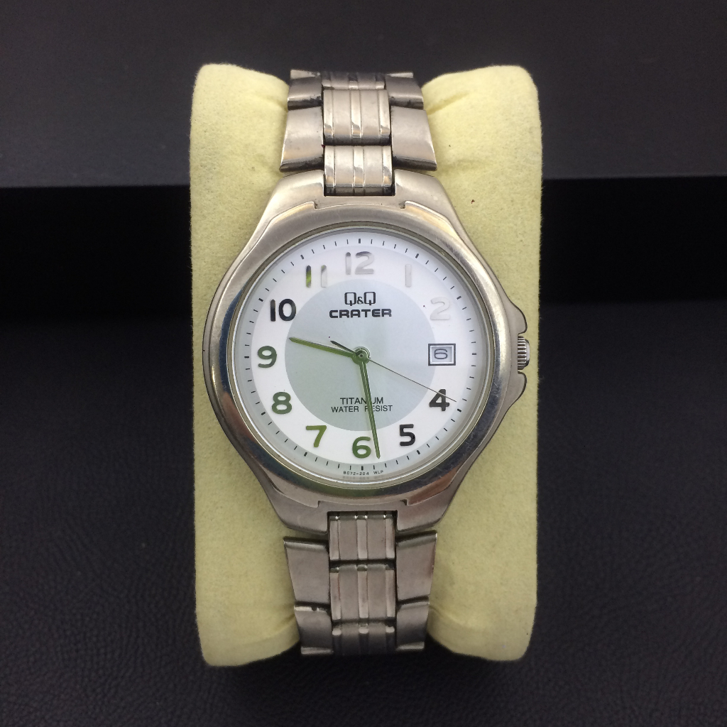 Đồng hồ nam Q&Q Titanium Nhật