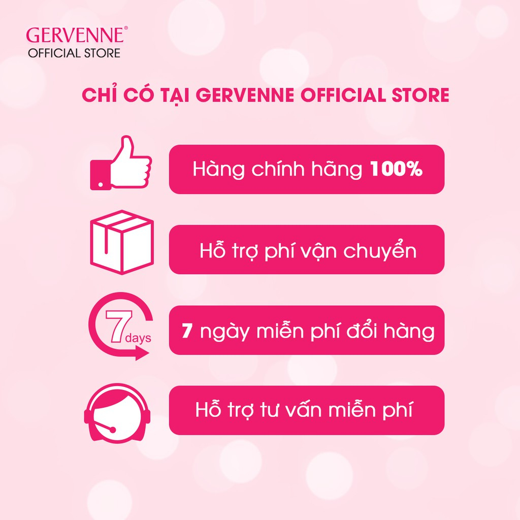 Combo 2 lăn khử mùi trắng da Gervenne Dâu Tây Bạch Tuyết và Lily Hồng 50ml