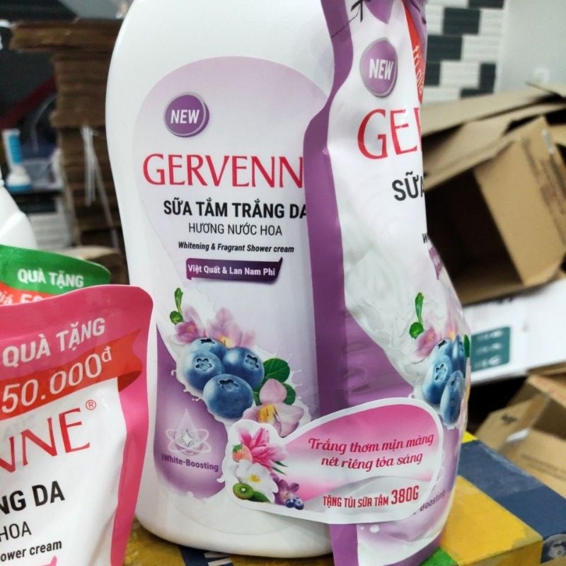 Sữa tắm Gervenne( 900g + 380g)