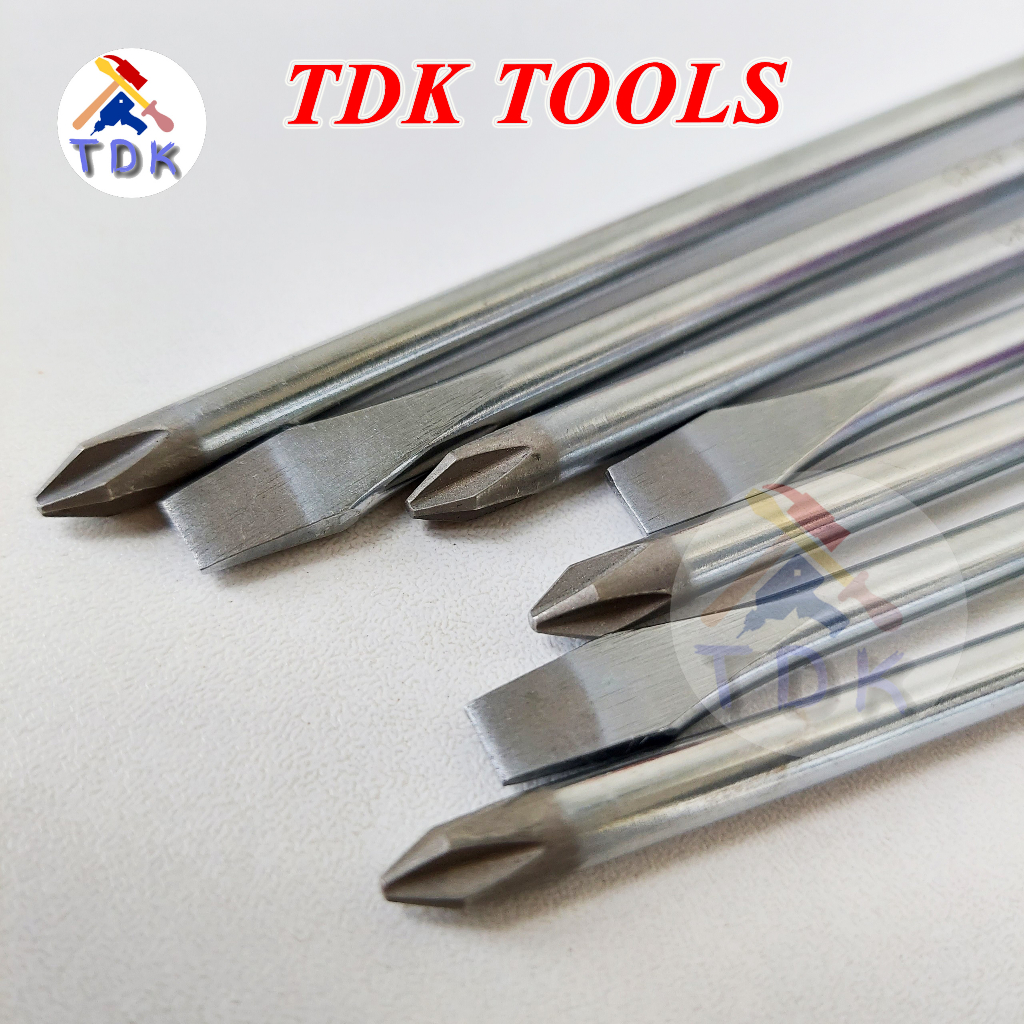 Tô vít 4 cạnh 2 cạnh dài 300mm C-Mart C0032 bằng thép CR-V