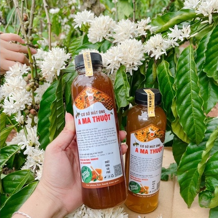 Mật Ong Hoa Cà Phê Nguyên Chất Chai 1 Lít A Ma Thuột