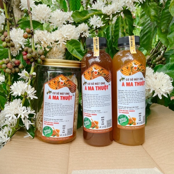 Mật Ong Hoa Cà Phê Nguyên Chất Chai 1 Lít A Ma Thuột