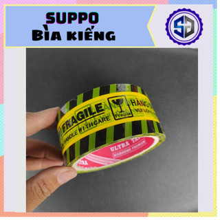 1 cuộn băng keo hàng dễ vỡ 4.7cm - băng dính niêm phong đóng hàng