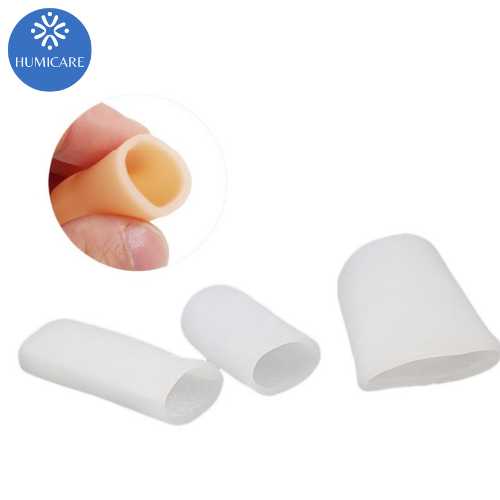 Cặp đầu bọc bảo vệ ngón chân ống silicone giảm đau khi mang giày SA21HUMI