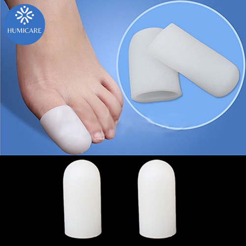 Cặp đầu bọc bảo vệ ngón chân ống silicone giảm đau khi mang giày SA21HUMI
